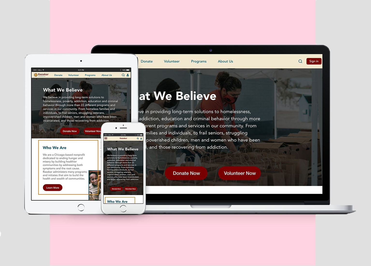 Truffles food deivery app mockup